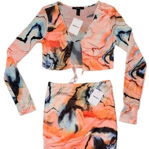 Forever 21 skirt set size small with tags never worn